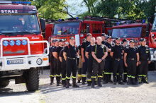 powiatowe ćwiczenia strażaków w Lanckoronie