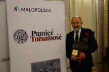 Wójt Tadeusz Łopata laureatem Nagrody Województwa Małopolskiego